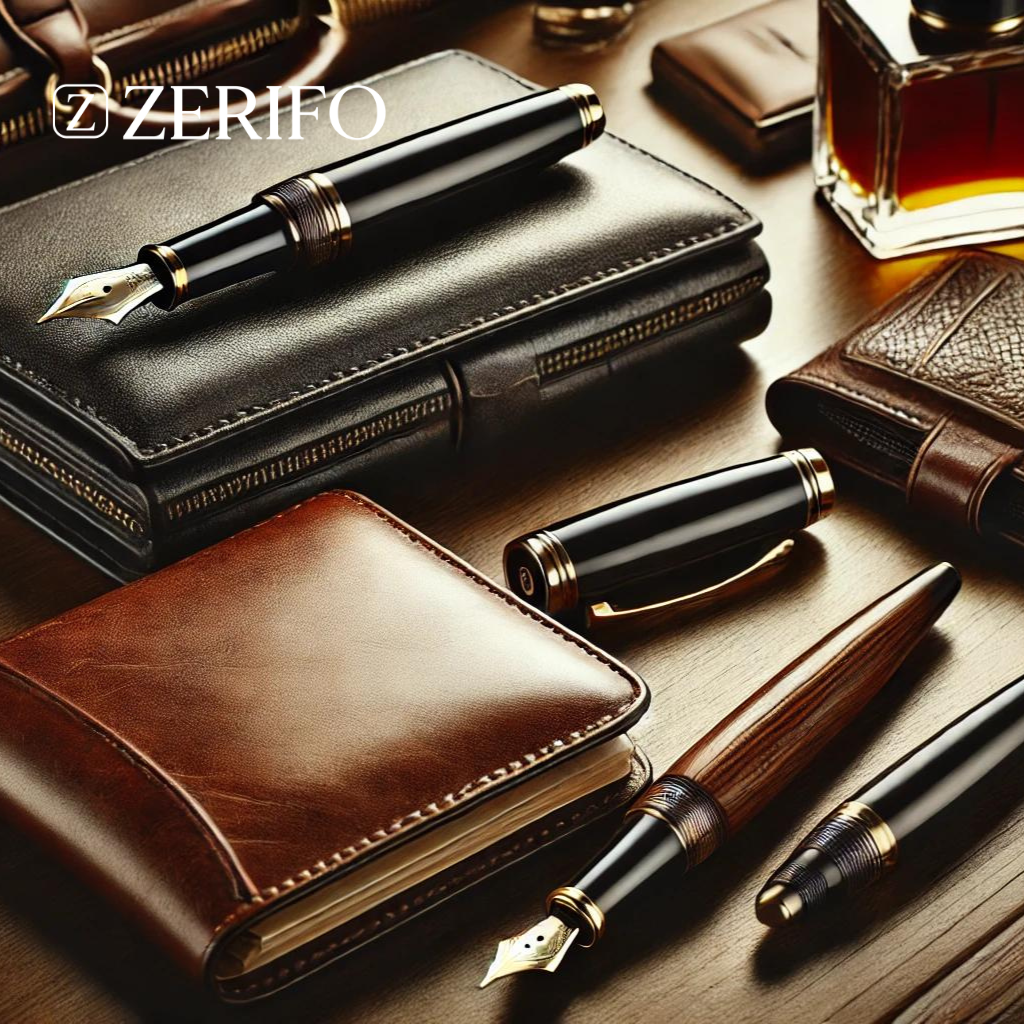 Masculine Elegance: The Power of Genuine Leather Accessories and Luxury Pens