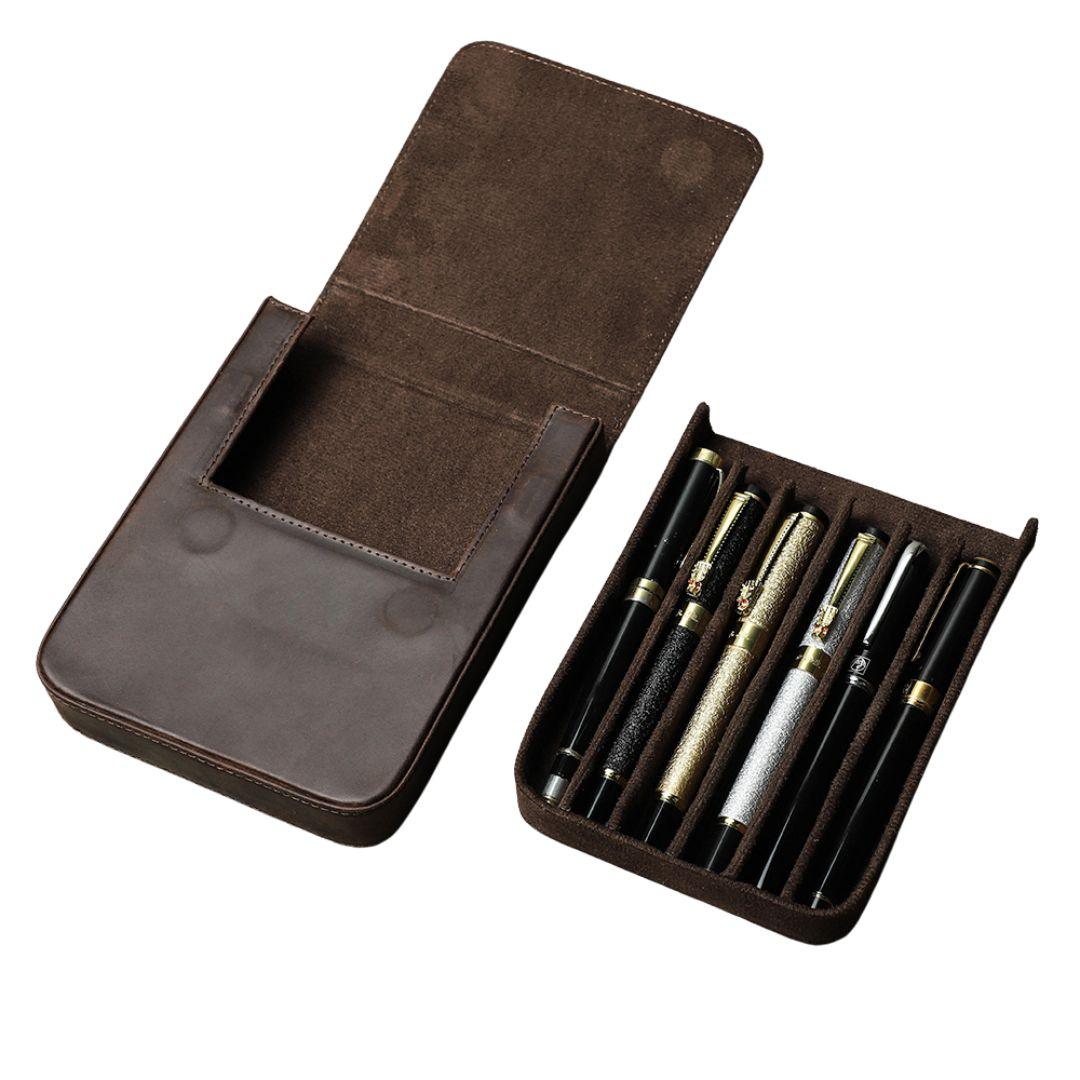 Medium Leather Pen Case