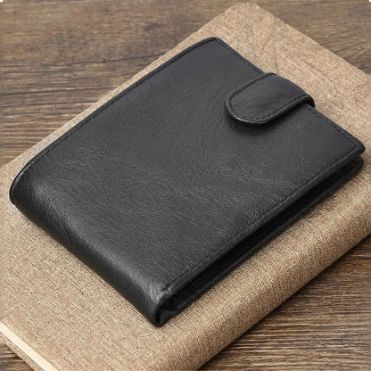 Men's Black RFID Leather Wallet