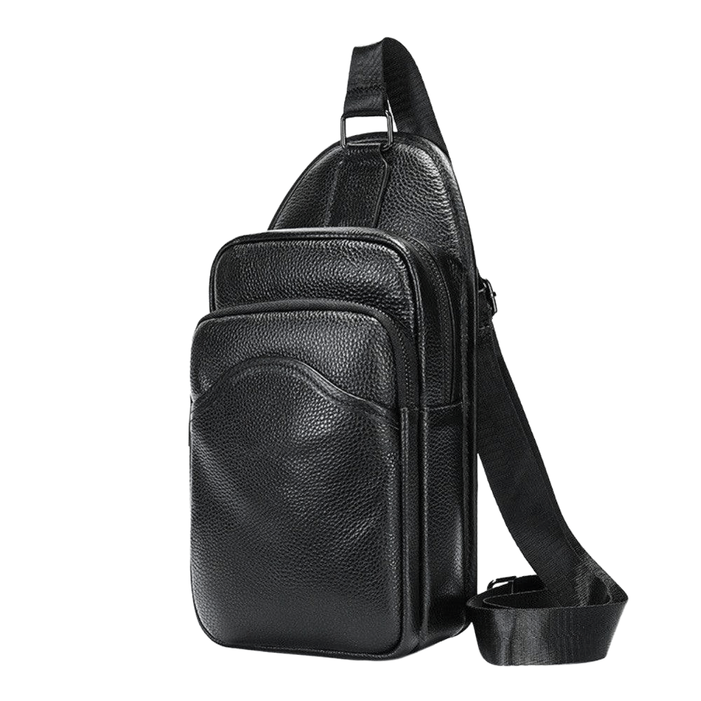 Midnight Elegance Men's Shoulder Bag