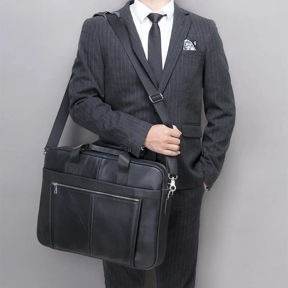 Urban Executive Leather Briefcase