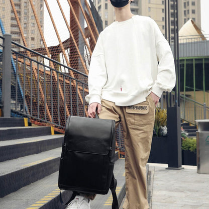 PU Leather Laptop Backpack