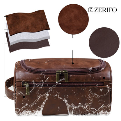 Essence Leather Toiletry Bag