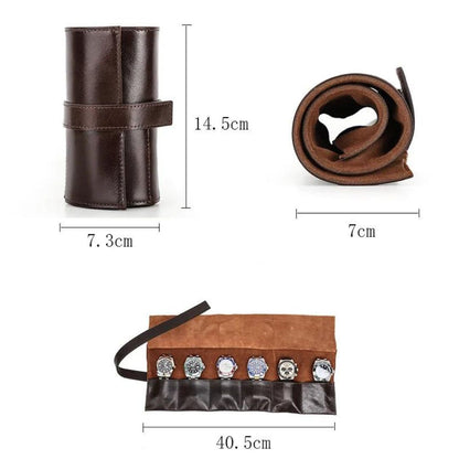 Leather Travel Watch Case