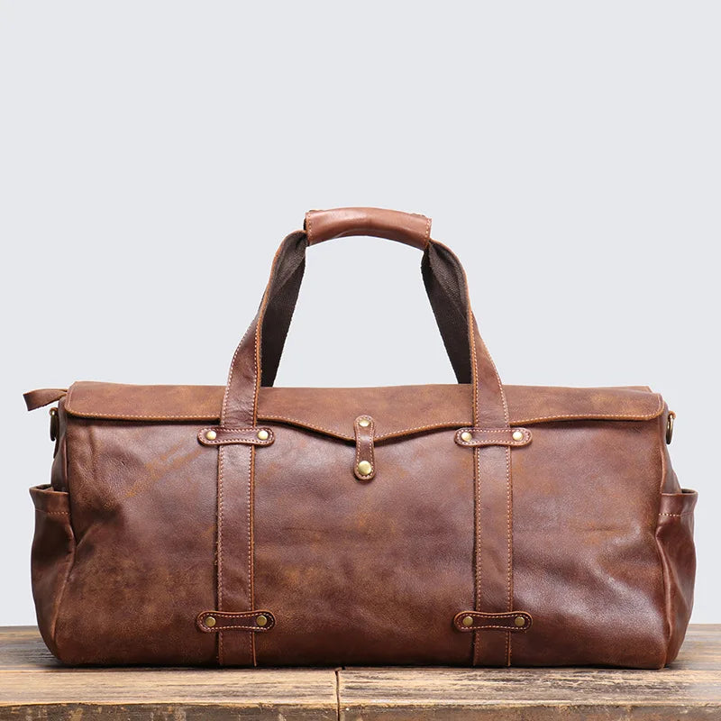 Leather Crossbody Travel Bag