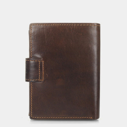 Men's Short Genuine Leather Wallet