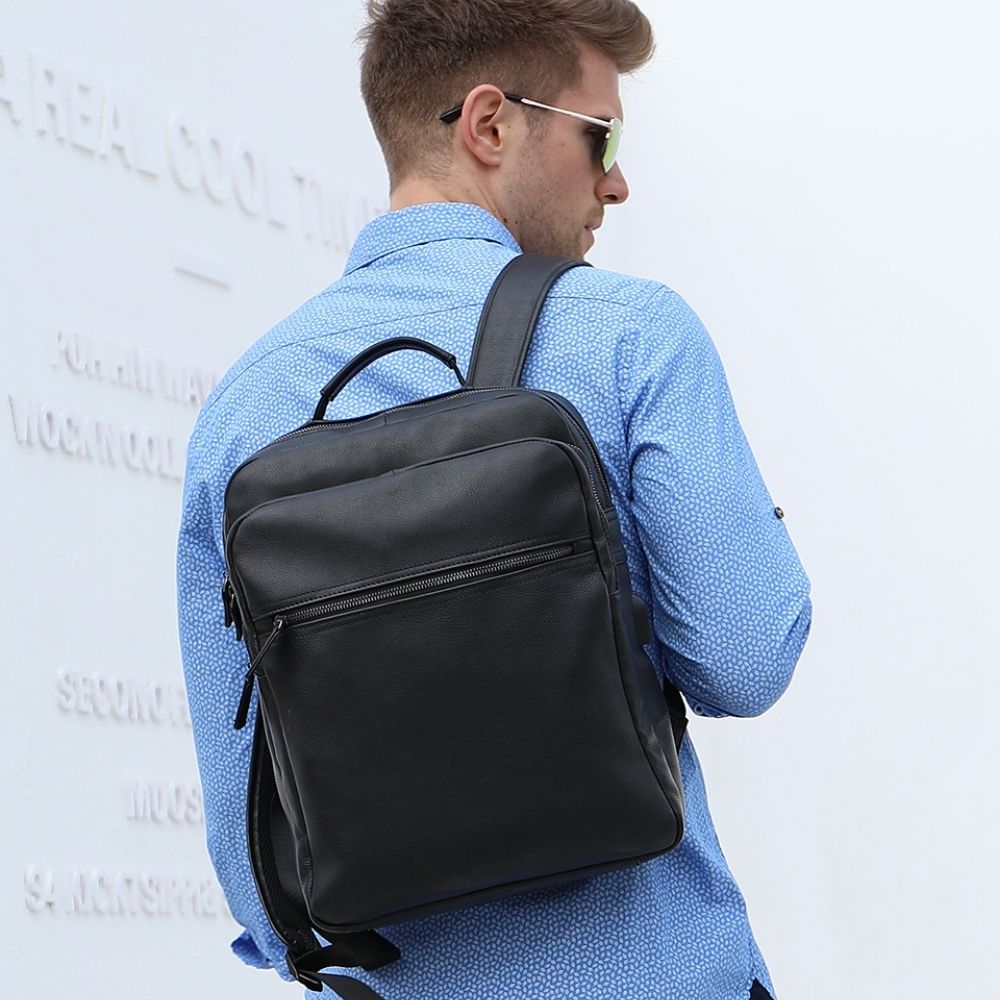 Sofistic Leather Backpack for Notebook