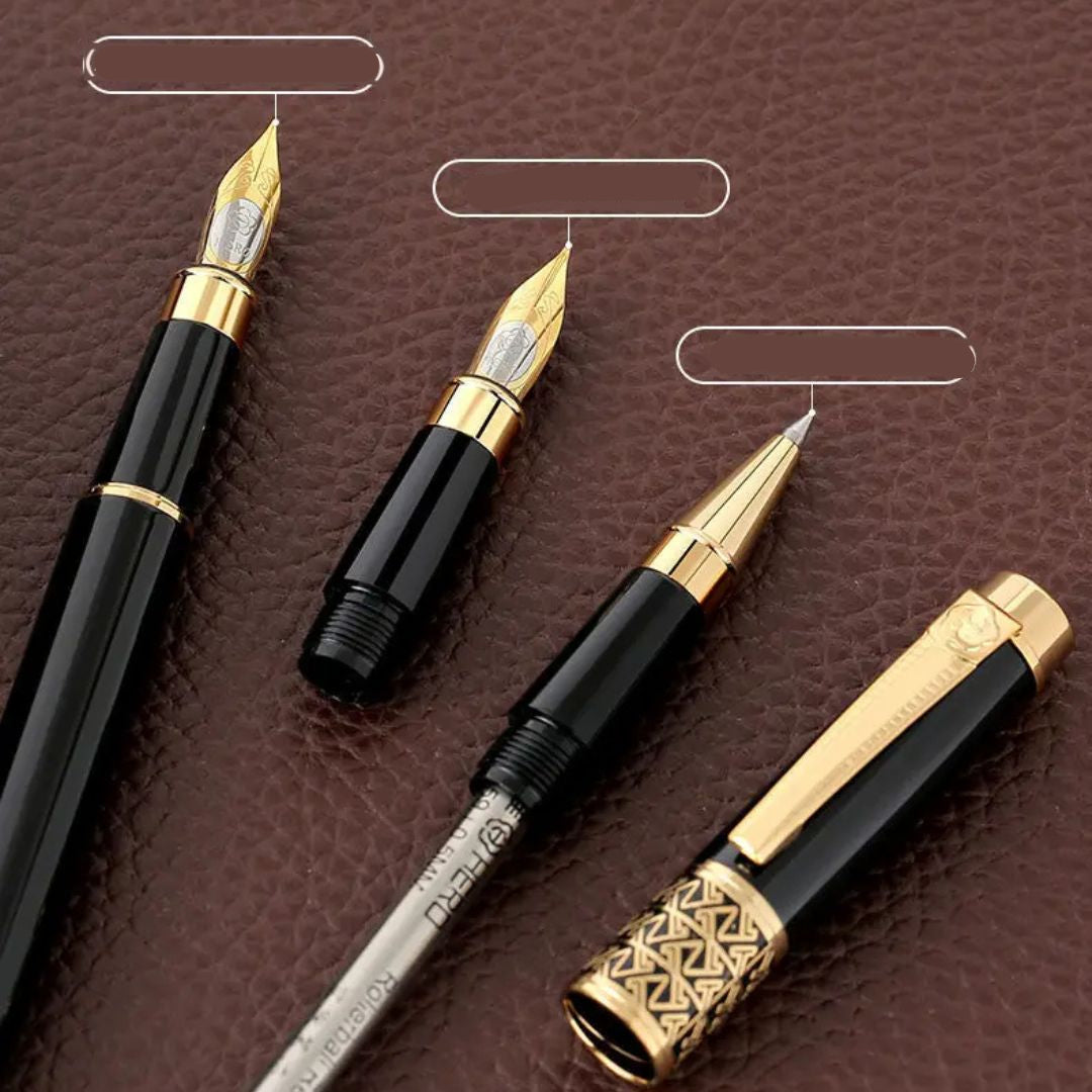 Luxury Gold Triad Pen Set