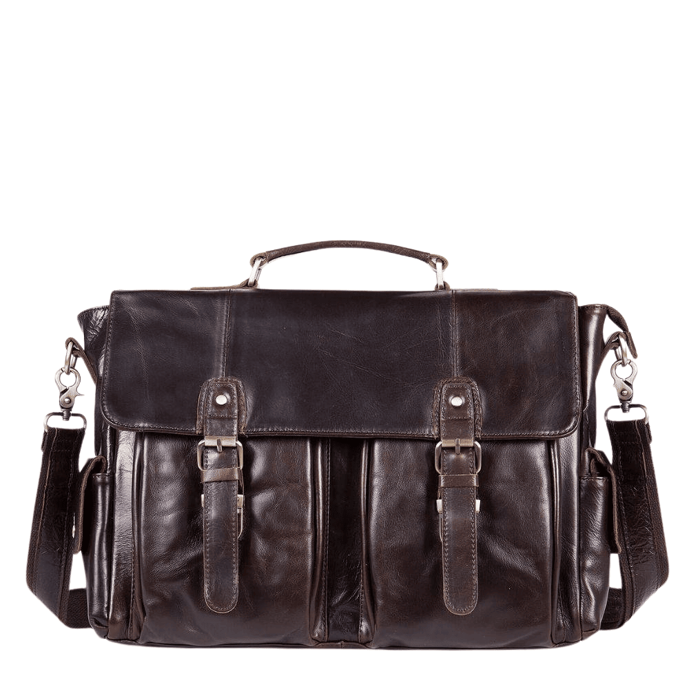 Sovereign Men's Leather Messenger Bag