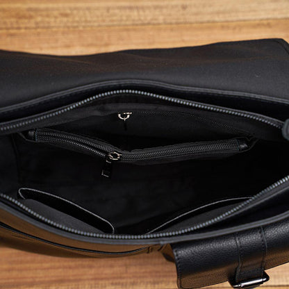 Executive Leather Messenger Bag