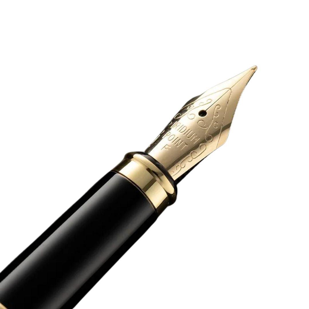 Personalized Golden Obsidian Fountain Pen