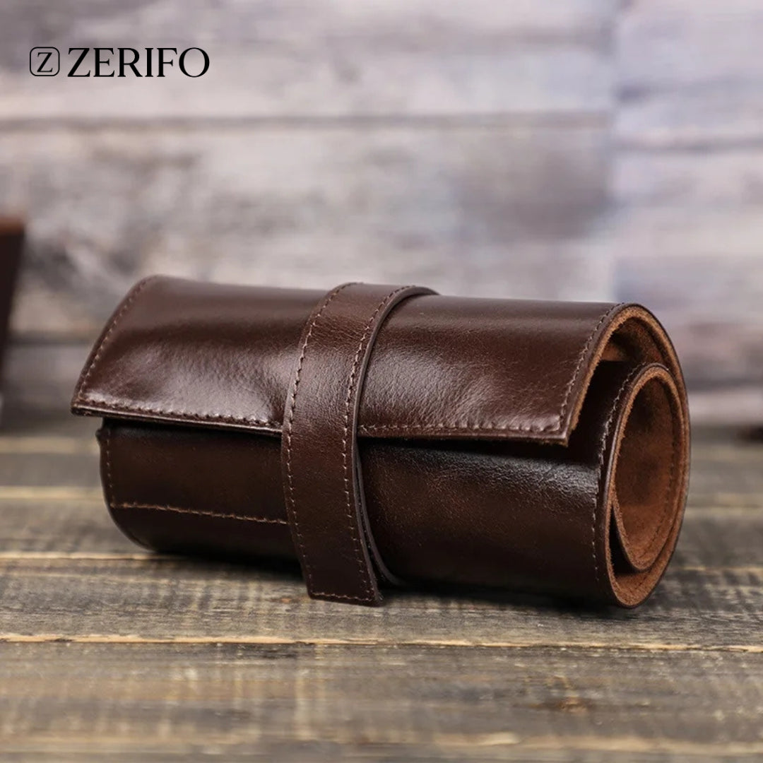 Leather Travel Watch Case