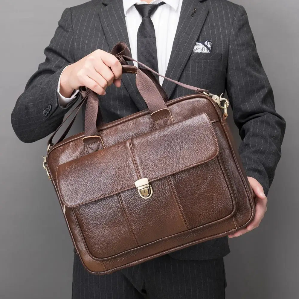 Elegance Genuine Leather Briefcase