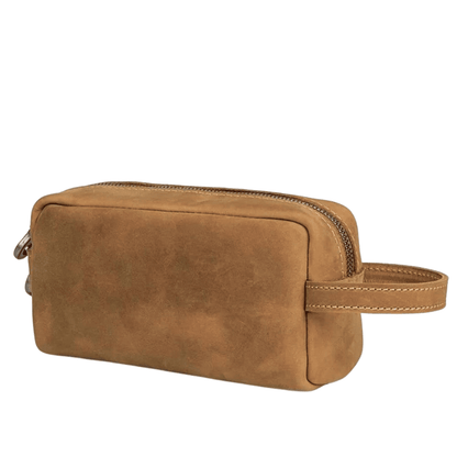 Clean Leather Toiletry Bag