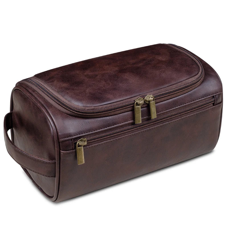 Essence Leather Toiletry Bag