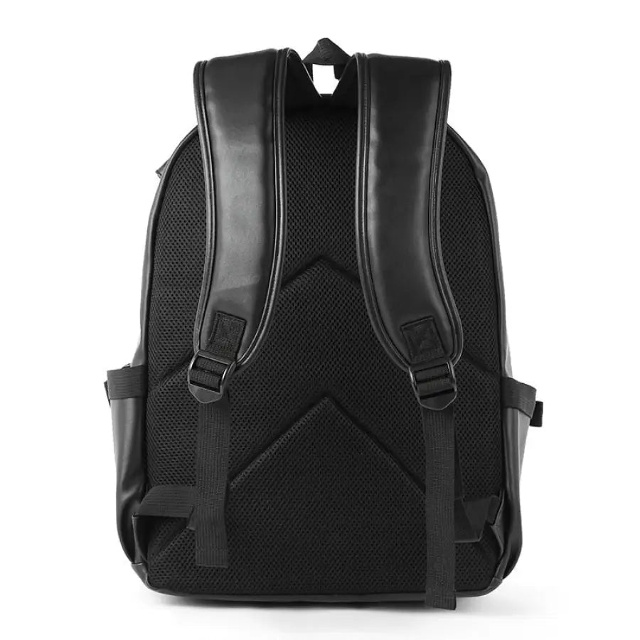 Leather Backpack with Anti-Theft System