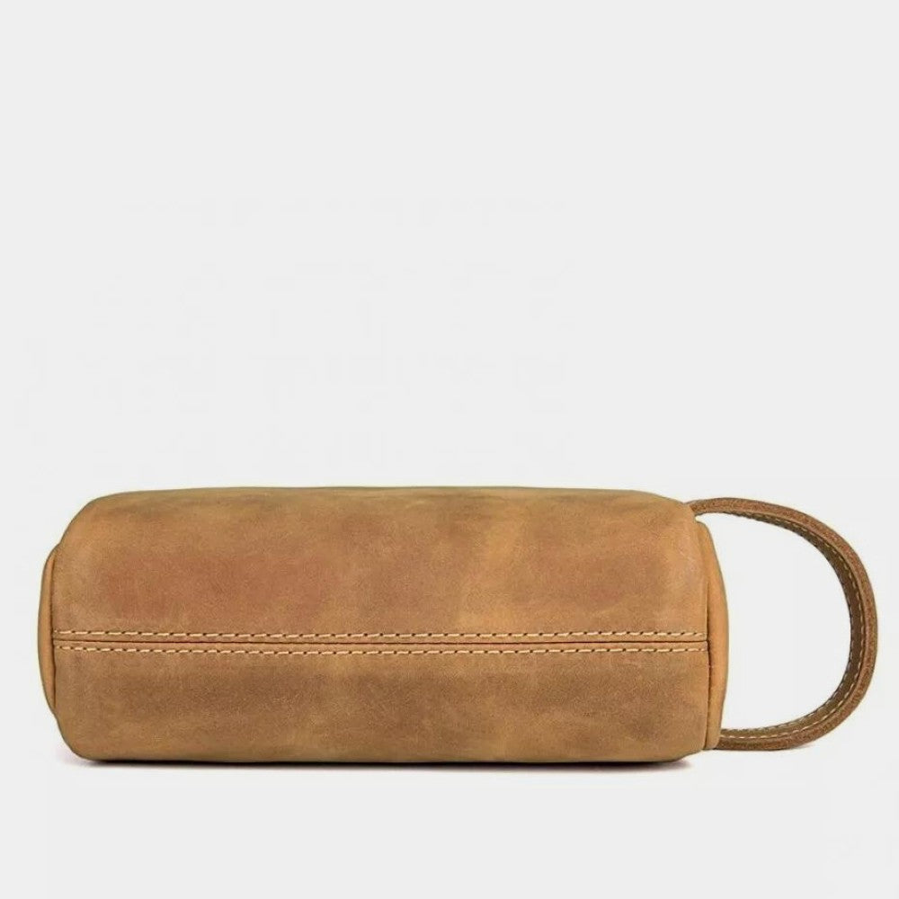 Clean Leather Toiletry Bag