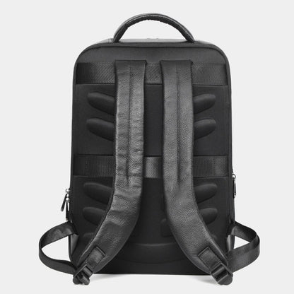 Nautilus Leather Backpack with USB Charging