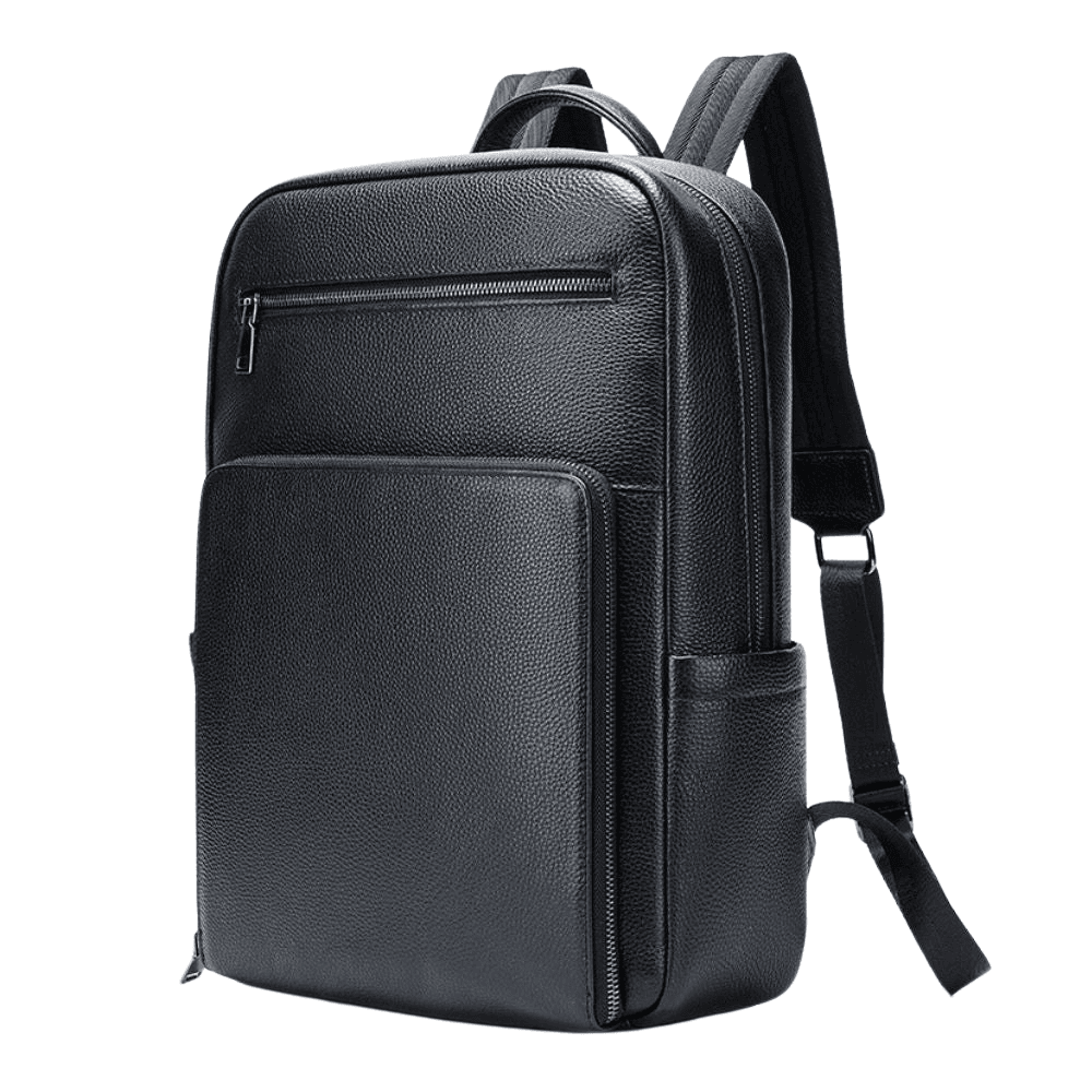 Leather Work Backpack for 15.6 Inch Laptop