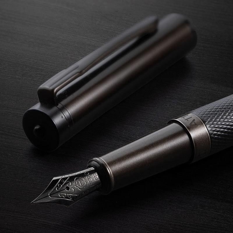 All Black Fountain Pen + Free 30ml Ink