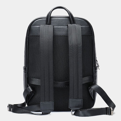 Leather Work Backpack for 15.6 Inch Laptop