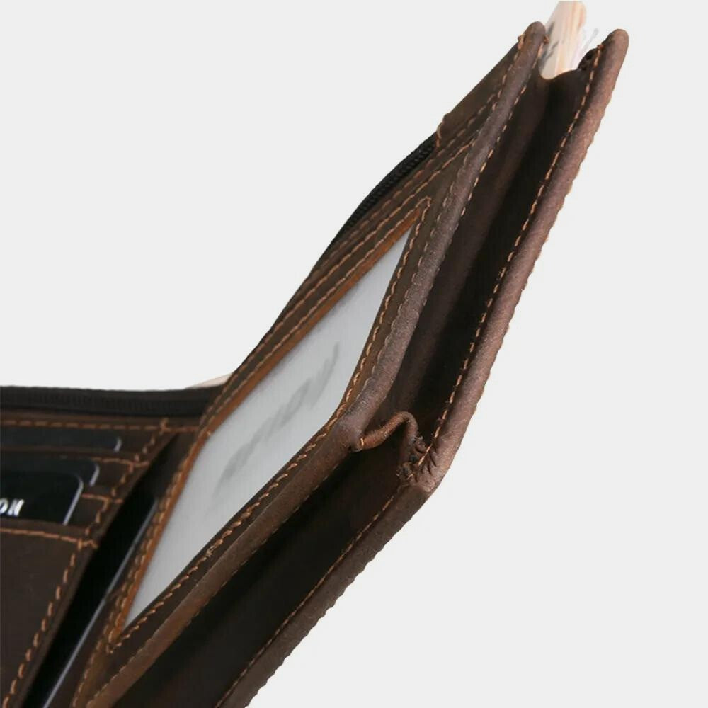 RFID Handmade Leather Men's Wallet