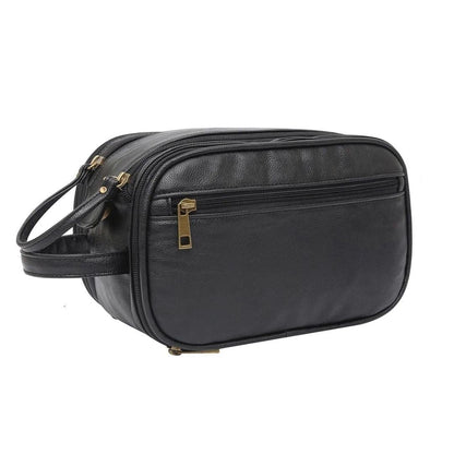 Leather Travel Toiletry Bag