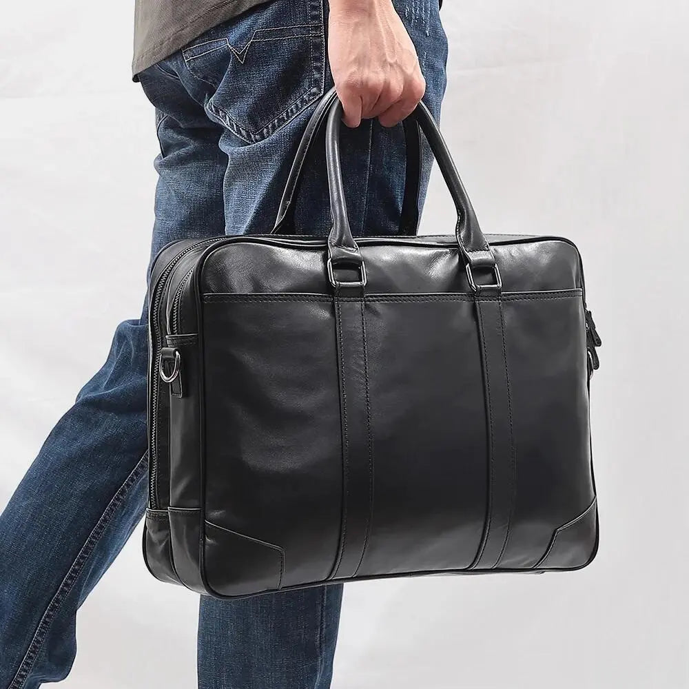 Summit Executive Leather Briefcase