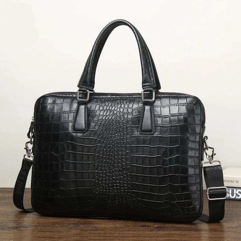 Crocodile Leather Briefcase