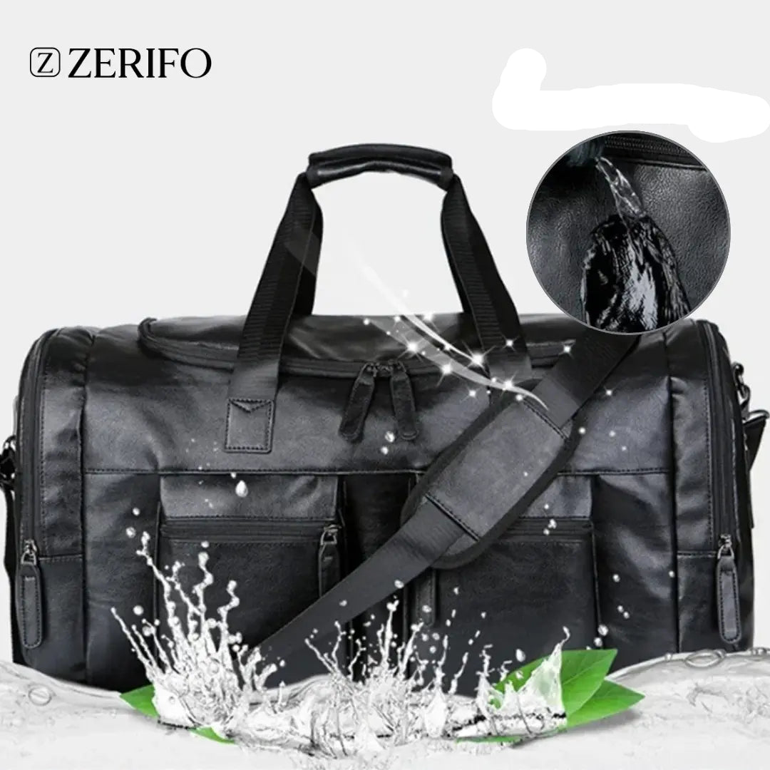 Retro PU Leather Travel Bag