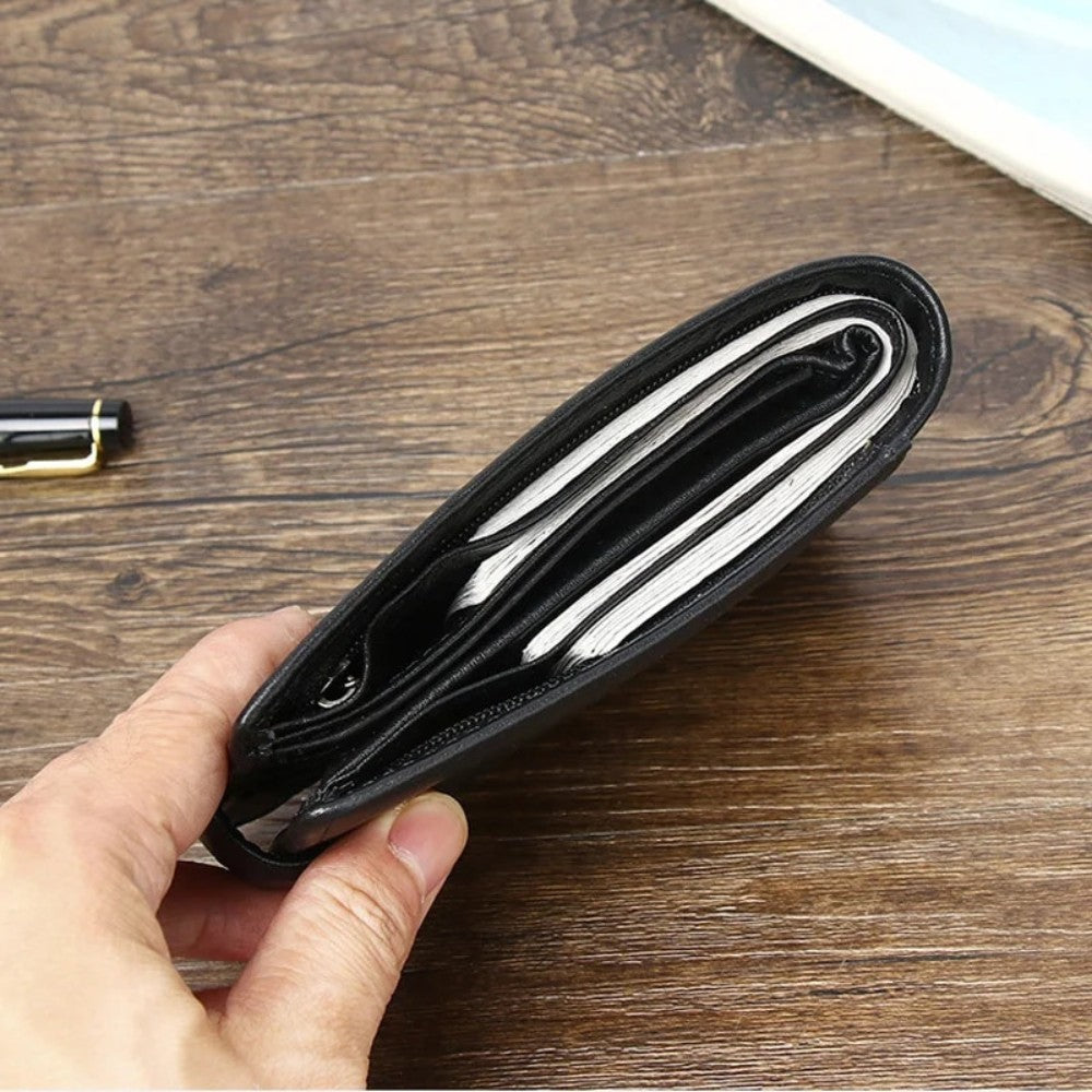 Men's Black RFID Leather Wallet