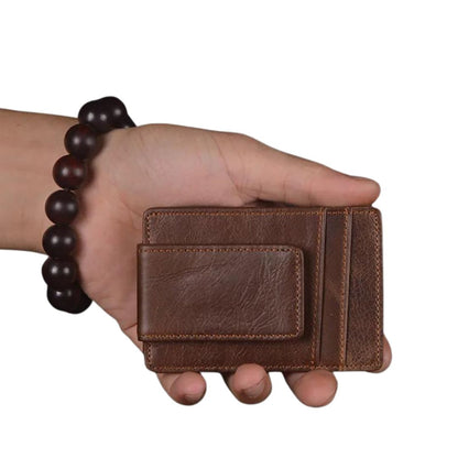 Compact and Versatile Leather Wallet