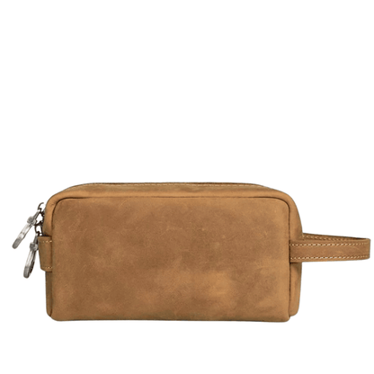 Clean Leather Toiletry Bag