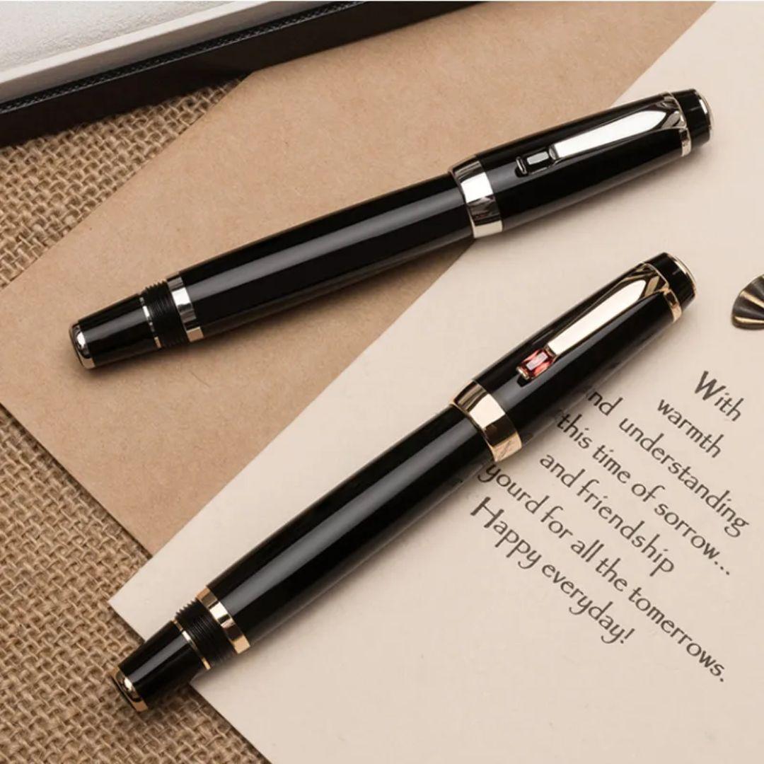 Noire Gemstone Fountain Pen