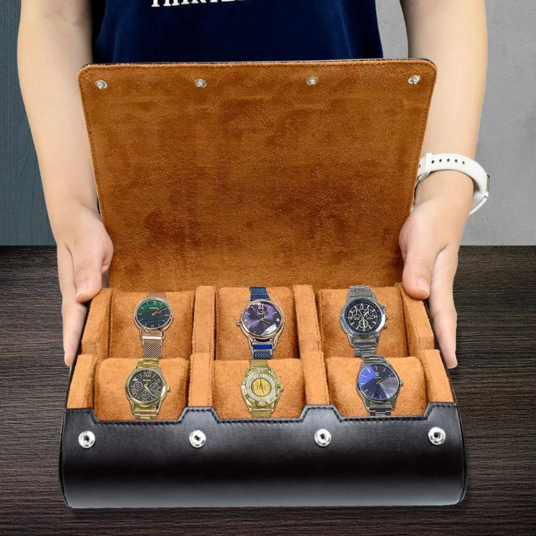 Medium Leather Watch Case