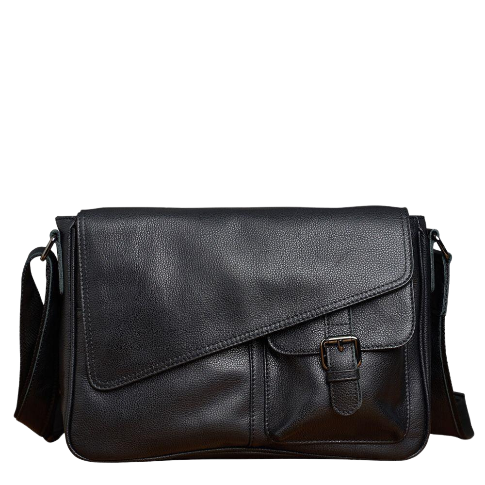 Executive Leather Messenger Bag