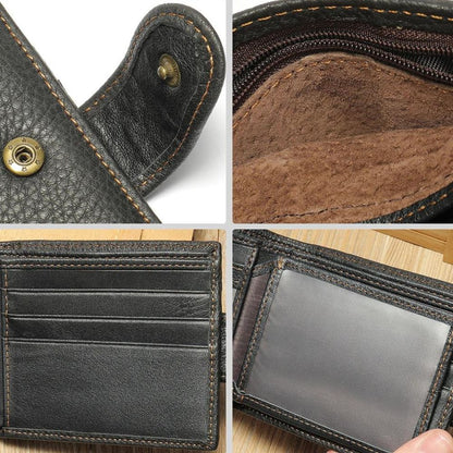 Men's Small Genuine Leather Wallet