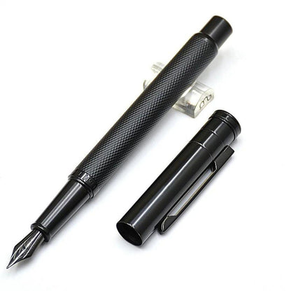 All Black Fountain Pen + Free 30ml Ink