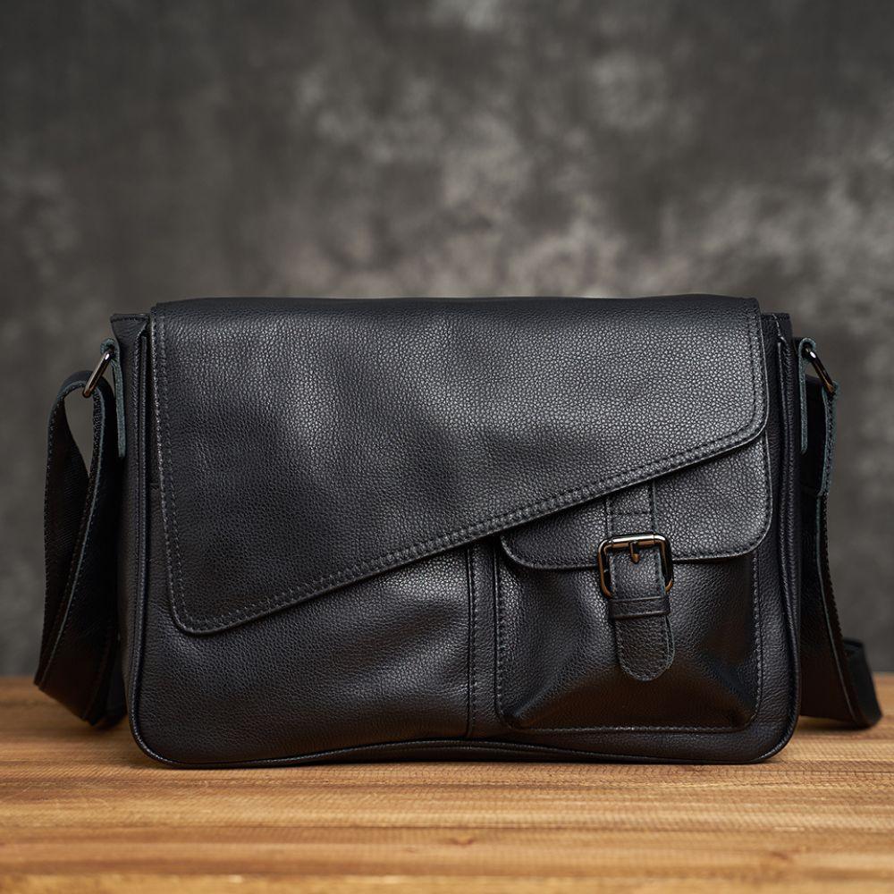 Executive Leather Messenger Bag