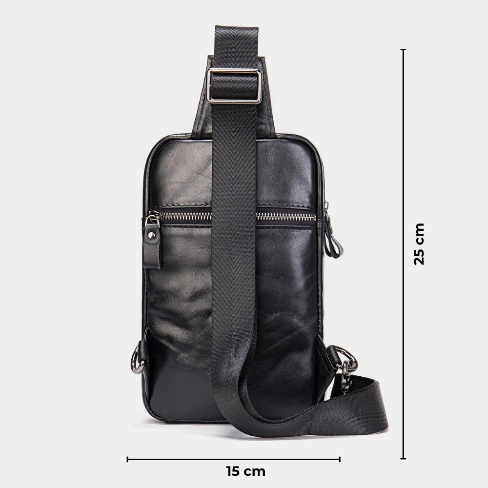 Men's Shoulder Bag All Black