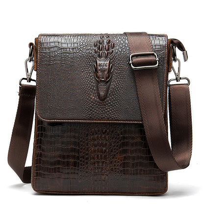 Croco Textured Crossbody Bag