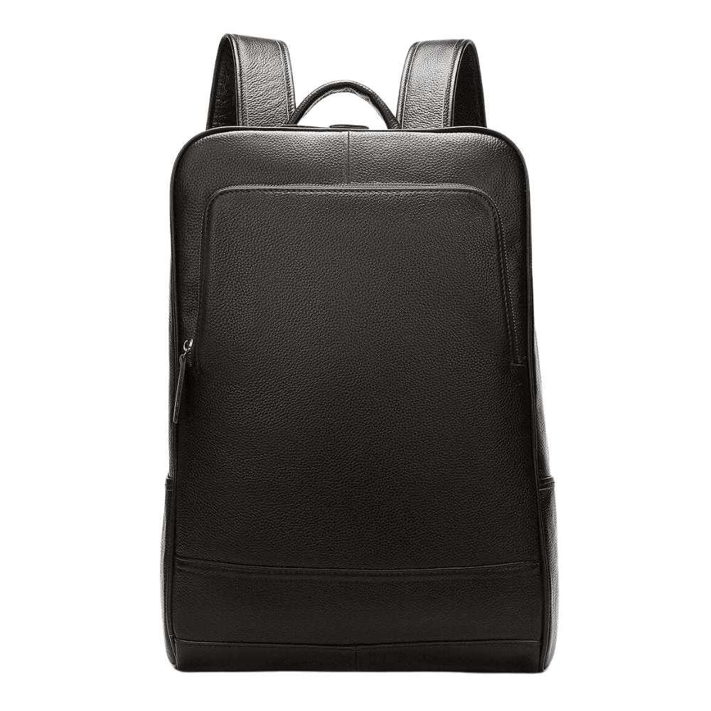 Executive Leather Laptop Backpack