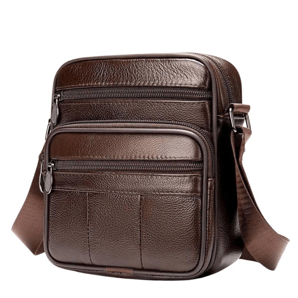 Basic Leather Crossbody Bag