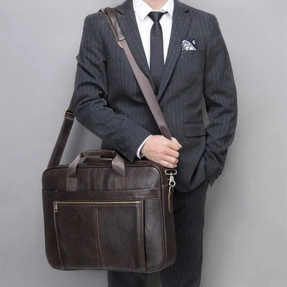 Urban Executive Leather Briefcase