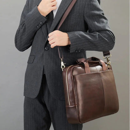 Ascend Executive Leather Briefcase