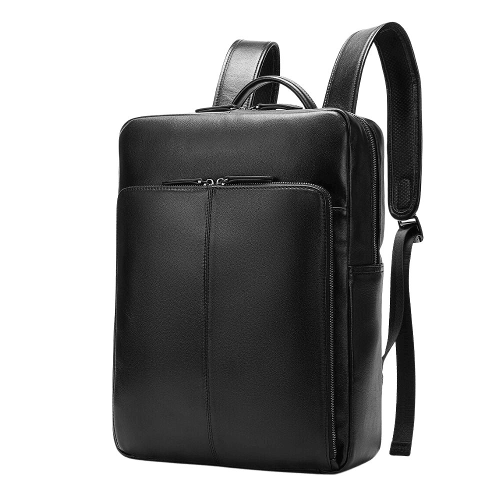 Boss Leather Backpack for 14-Inch Laptop