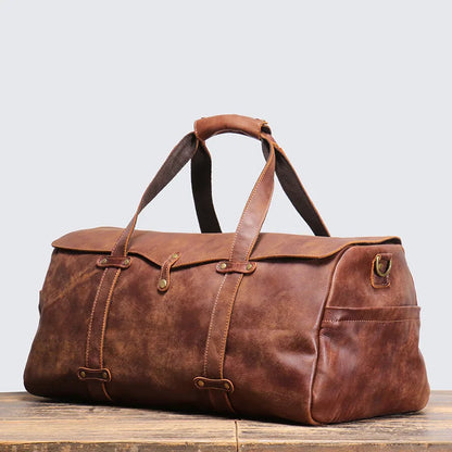 Leather Crossbody Travel Bag