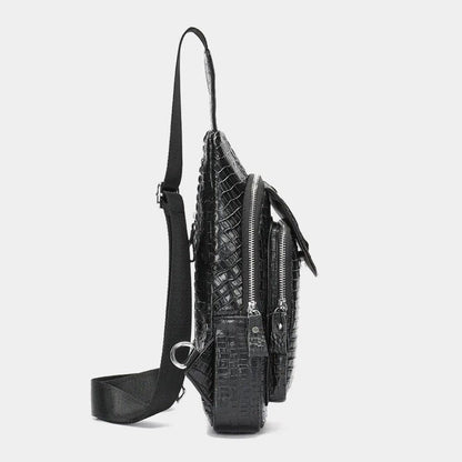 Crocodile Men's Shoulder Bag